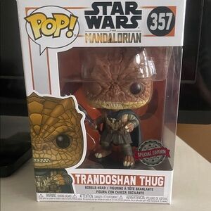 Funko Pop Trandoshan Thug Figure - Brown and Black